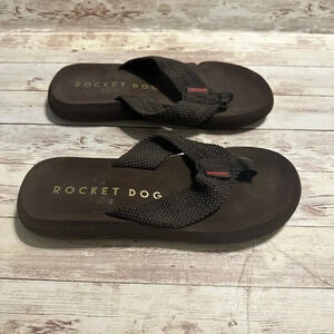 Rocket Dog Flip Flops Women’s Size 9 Men’s Size 7.5 Beach Pool Brown Thongs